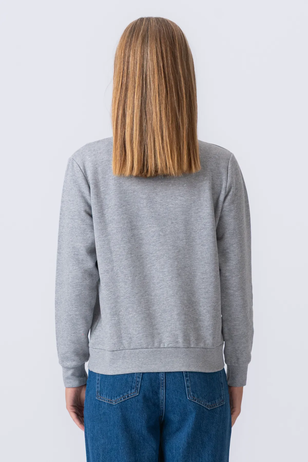 Essential Crewneck - Grå Melange sold by Teeshoppen product image thumbnail 3