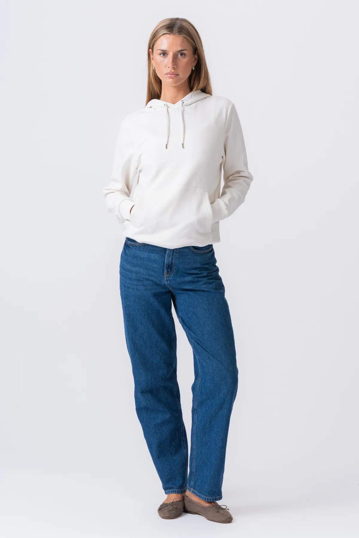 Sweatshirt Hoodie - Beige sold by Teeshoppen product image thumbnail 4