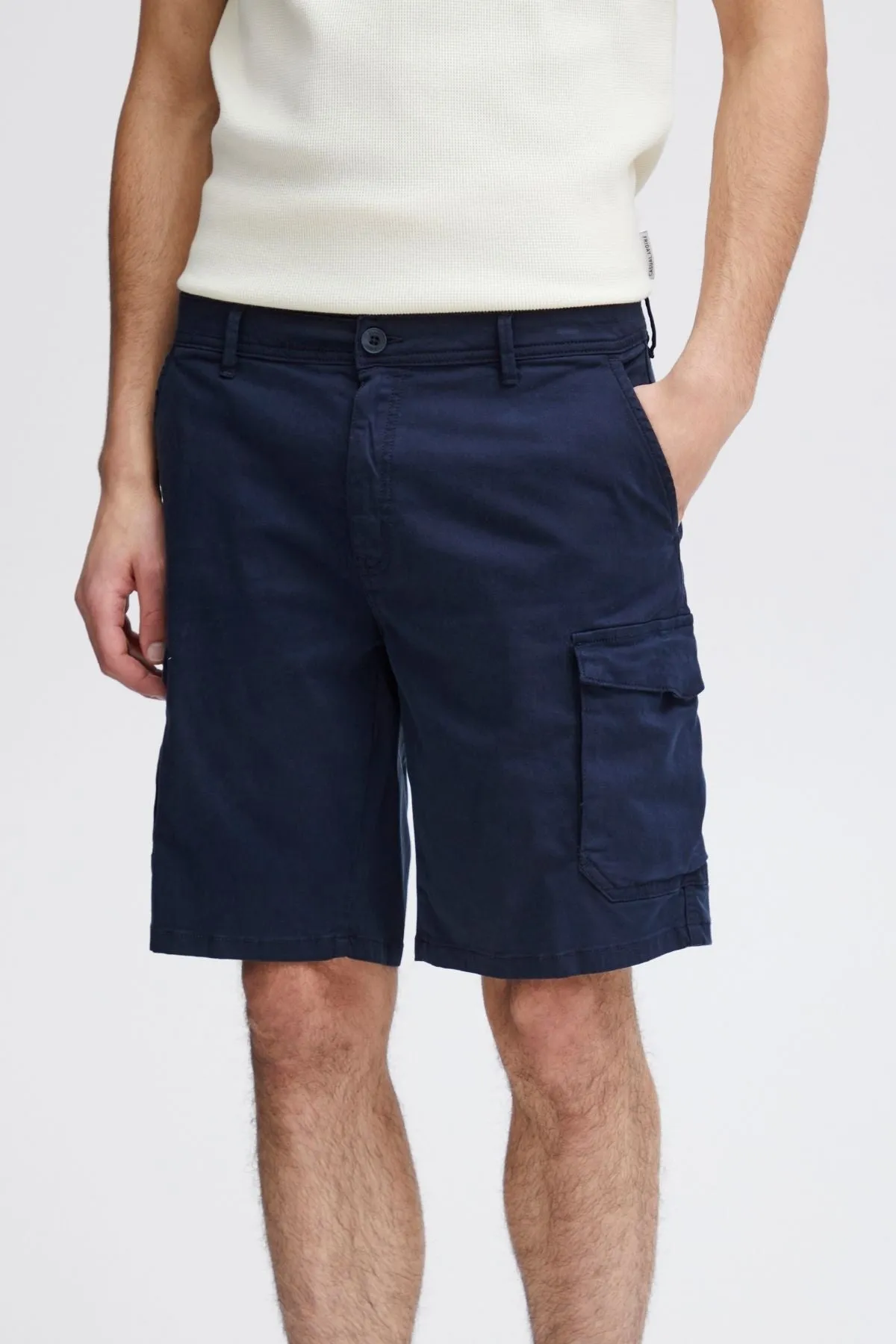 Cargo Shorts - Navy sold by Teeshoppen