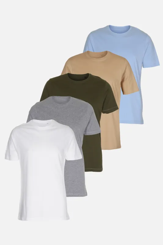 Basic T-shirts – (5 stk.) (G.A) sold by Teeshoppen