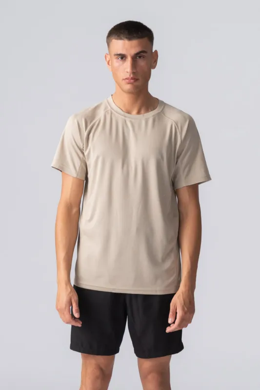 Trænings T-shirt - Khaki sold by Teeshoppen