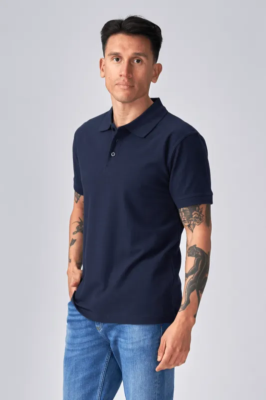 Basic Polo - Navy sold by Teeshoppen