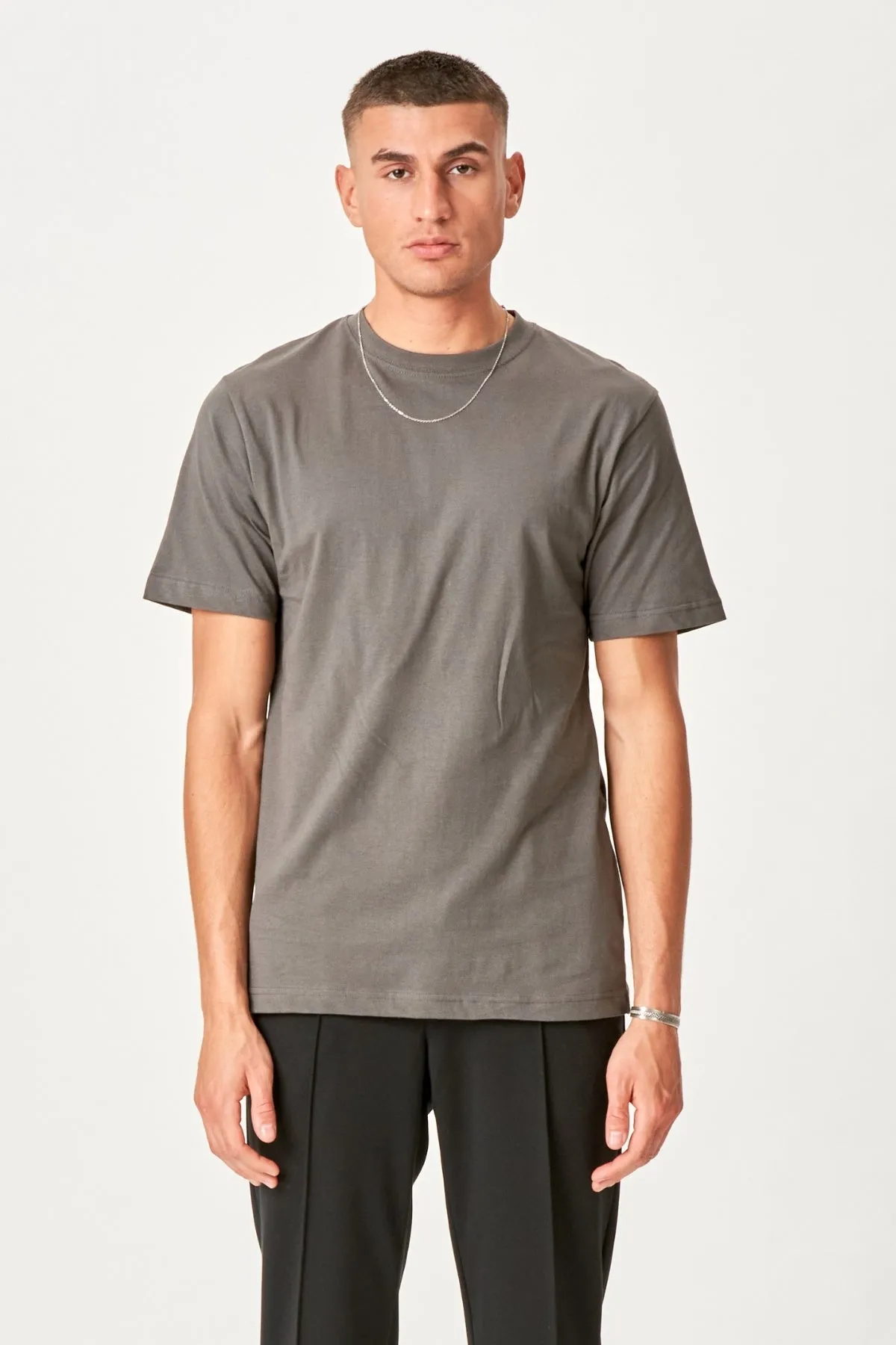 Oversized T-shirt - Steel Grey sold by Teeshoppen