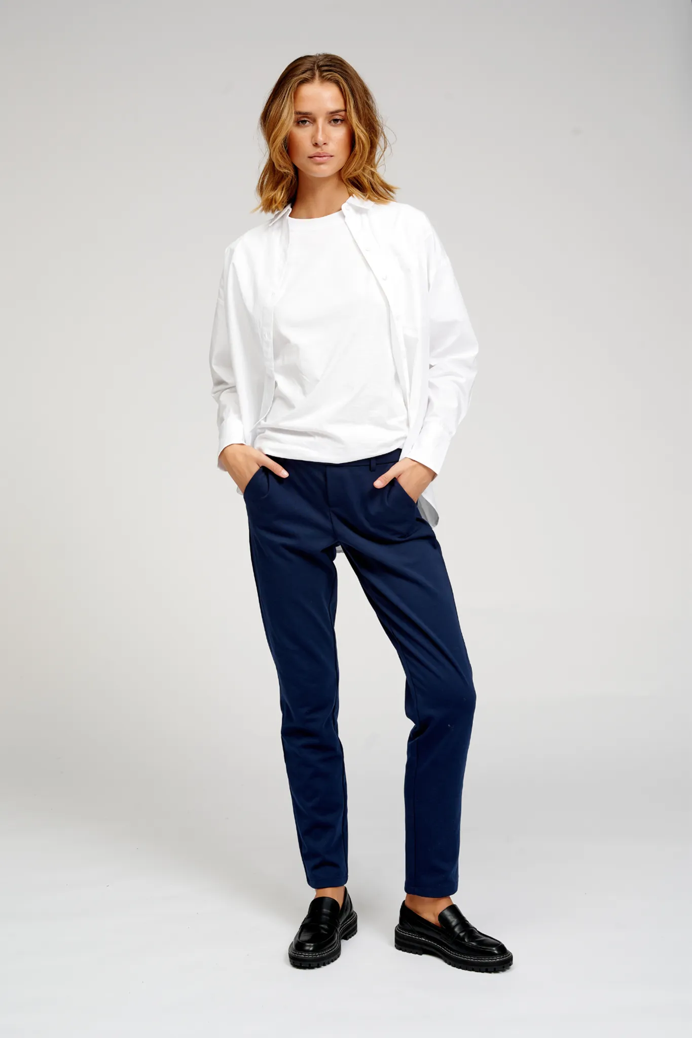 Haylie Pants - Navy sold by Teeshoppen product image thumbnail 3