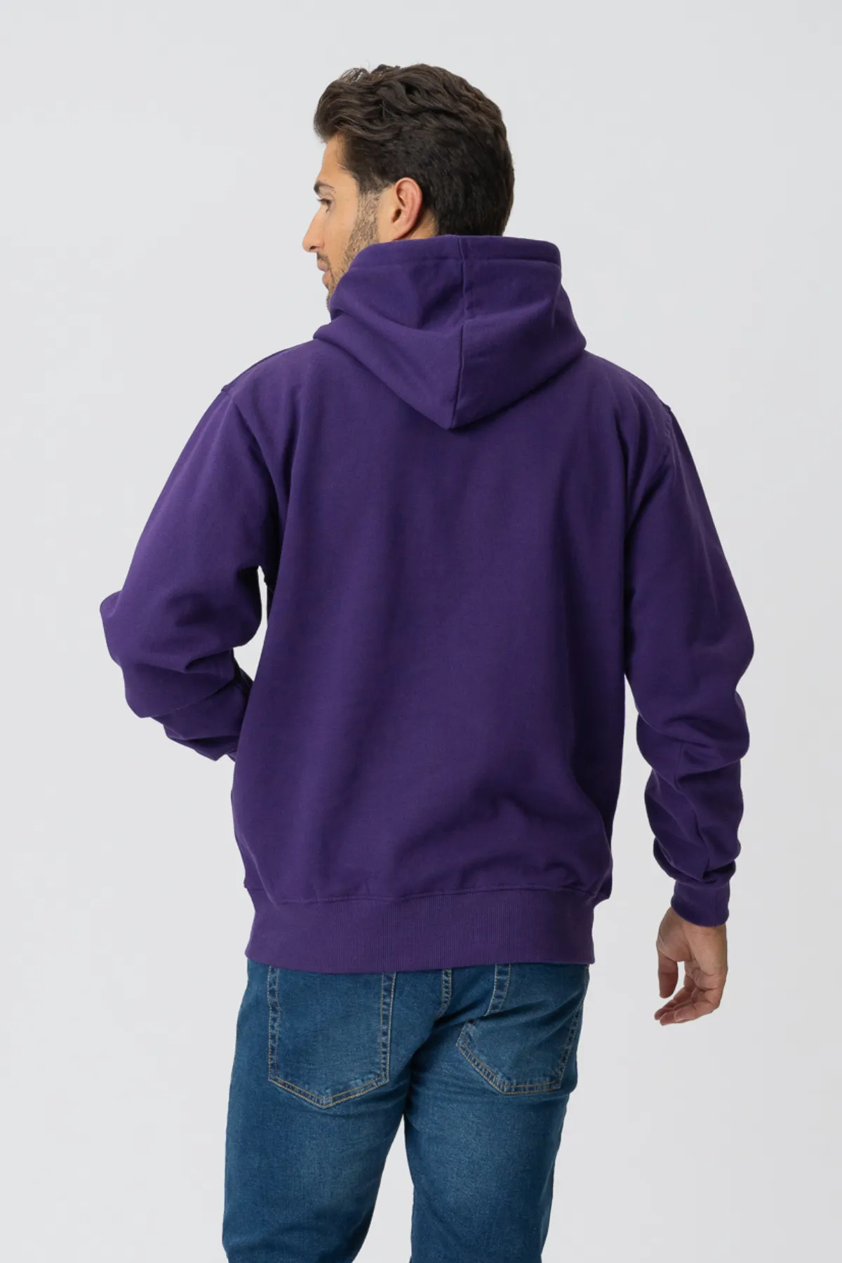 Basic Hoodie - Lilla sold by Teeshoppen product image thumbnail 2