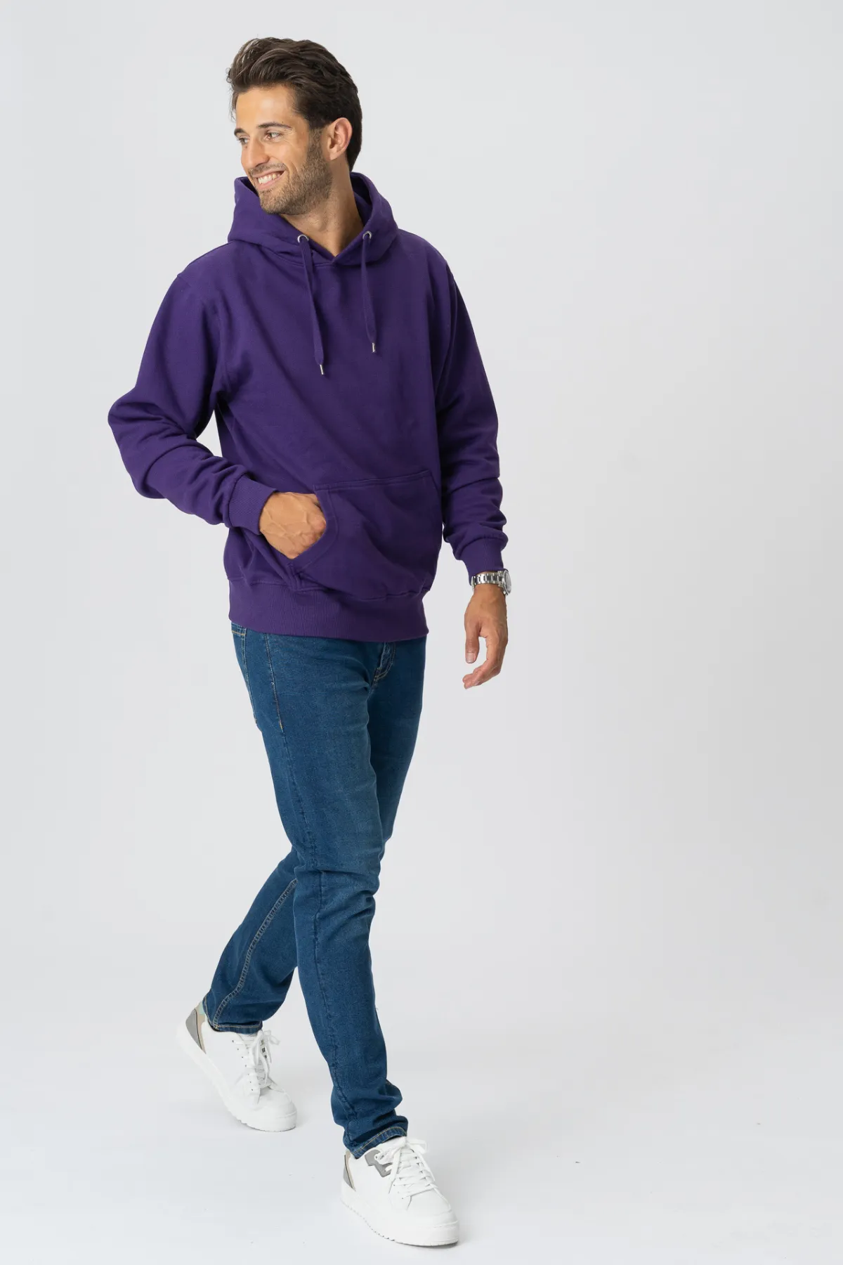 Basic Hoodie - Lilla sold by Teeshoppen product image thumbnail 3