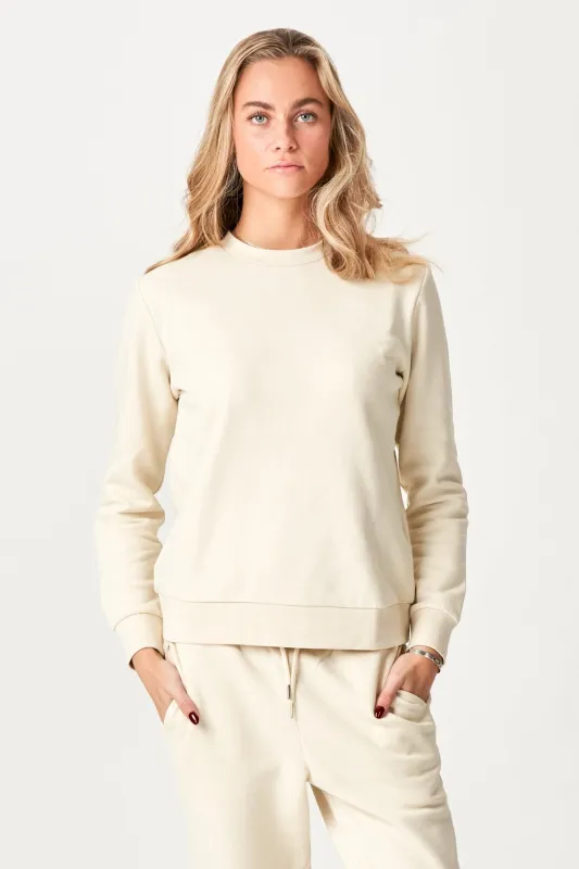 Basic Crewneck Sweat - Lys Beige sold by Teeshoppen