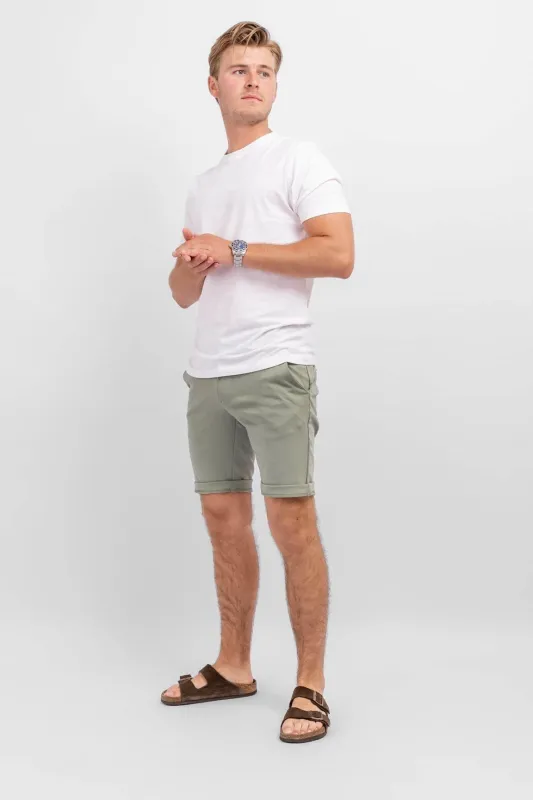 Chino Shorts - Olive sold by Teeshoppen