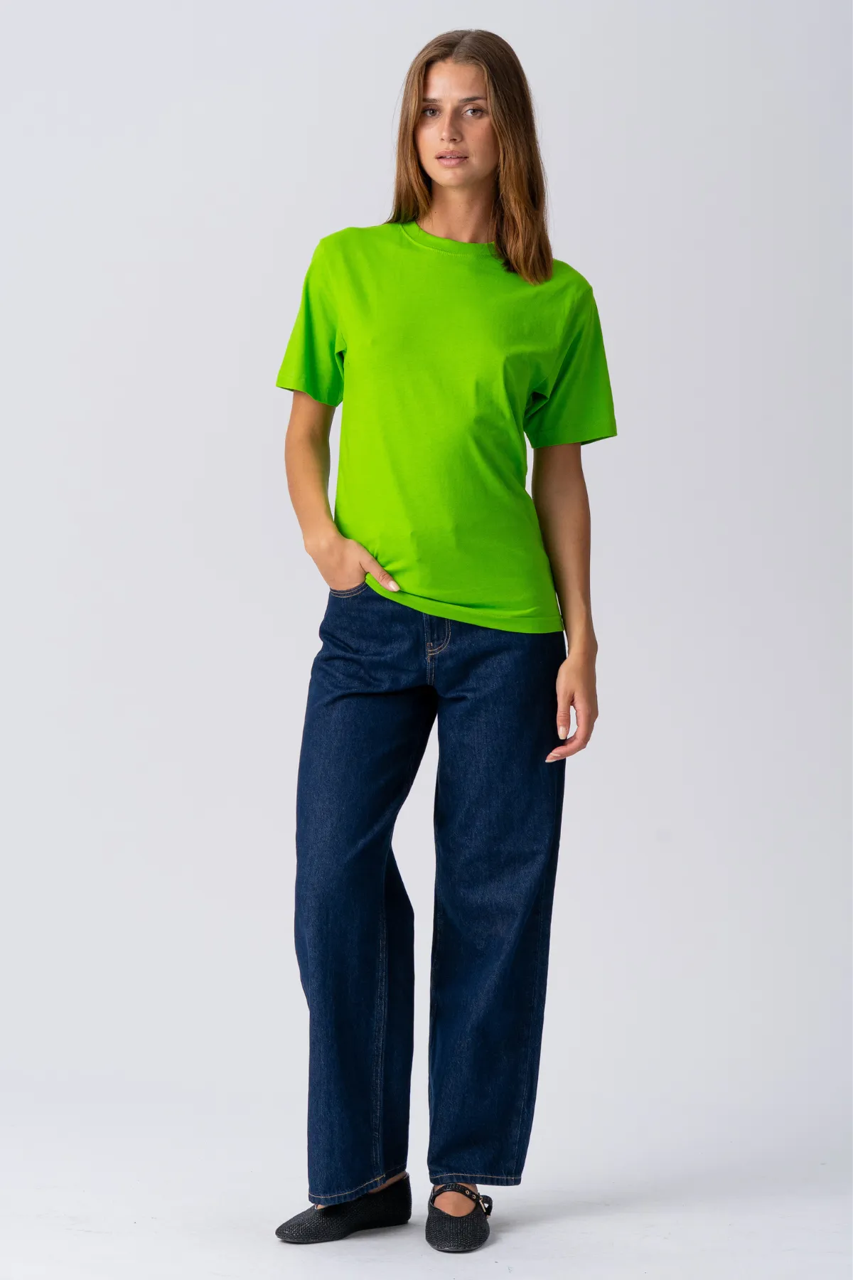 Oversized T-shirt - Lime sold by Teeshoppen product image thumbnail 2