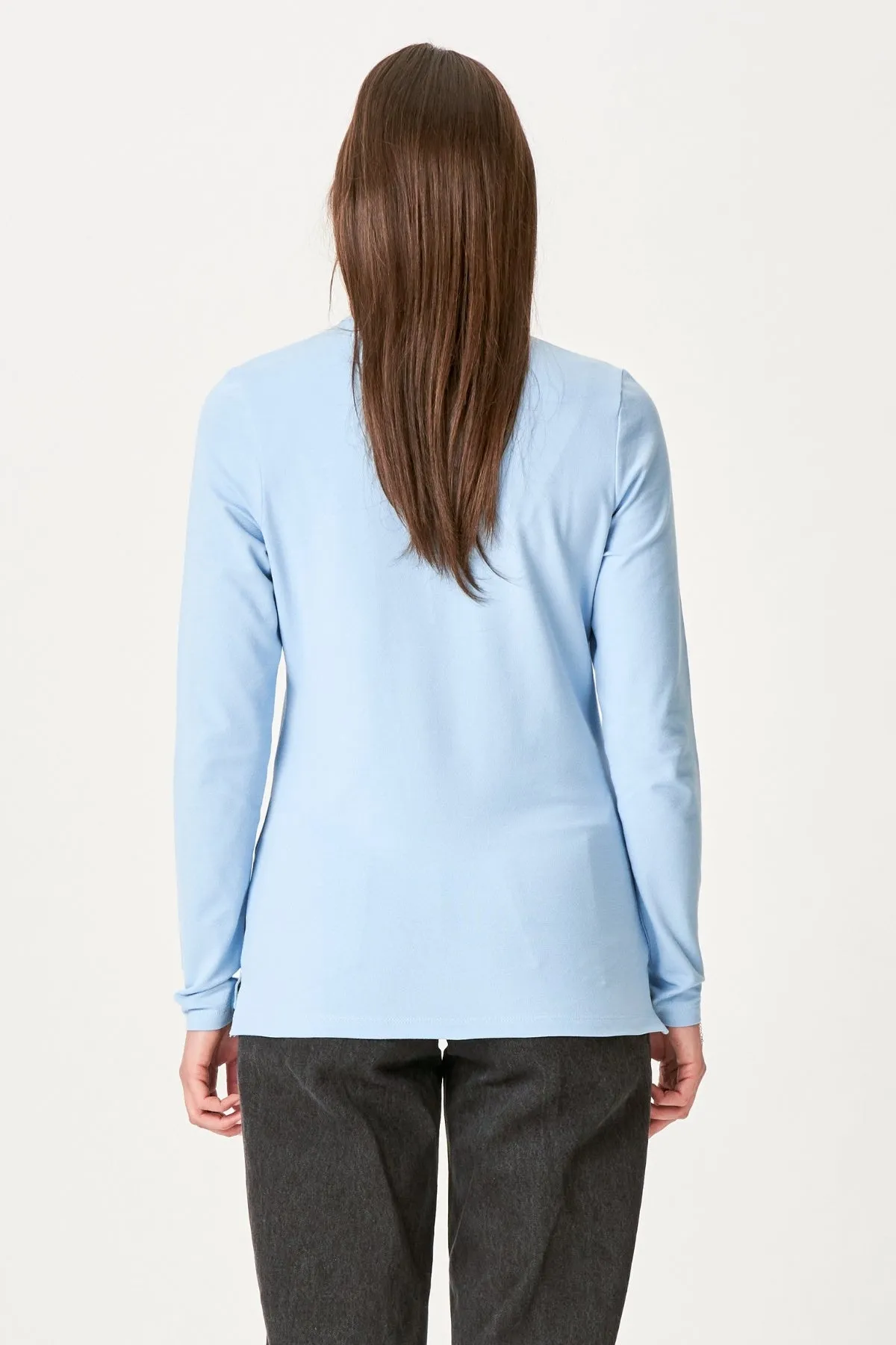 Polo Shirt - Sky Blå sold by Teeshoppen product image thumbnail 5