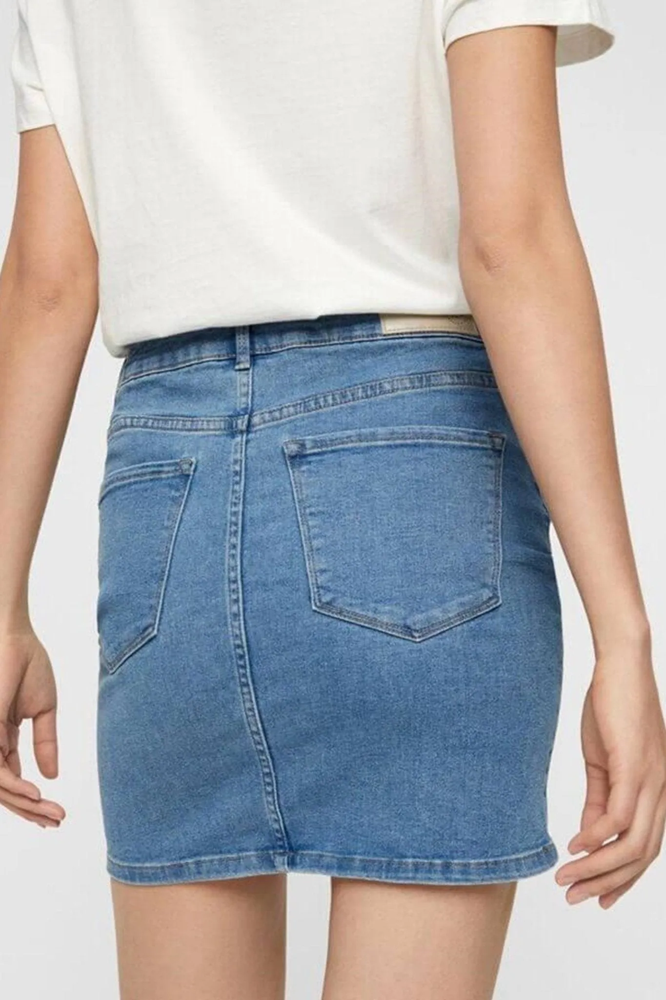 Hot Seven Nederdel - Lys Blå Denim sold by Teeshoppen product image thumbnail 4