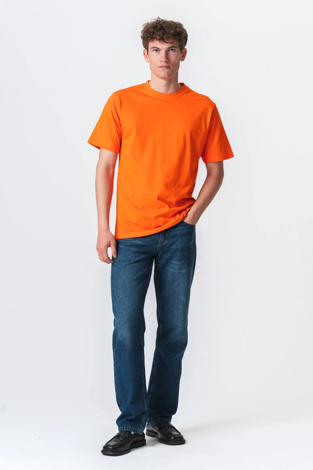 Oversized T-shirt - Orange sold by Teeshoppen product image thumbnail 2