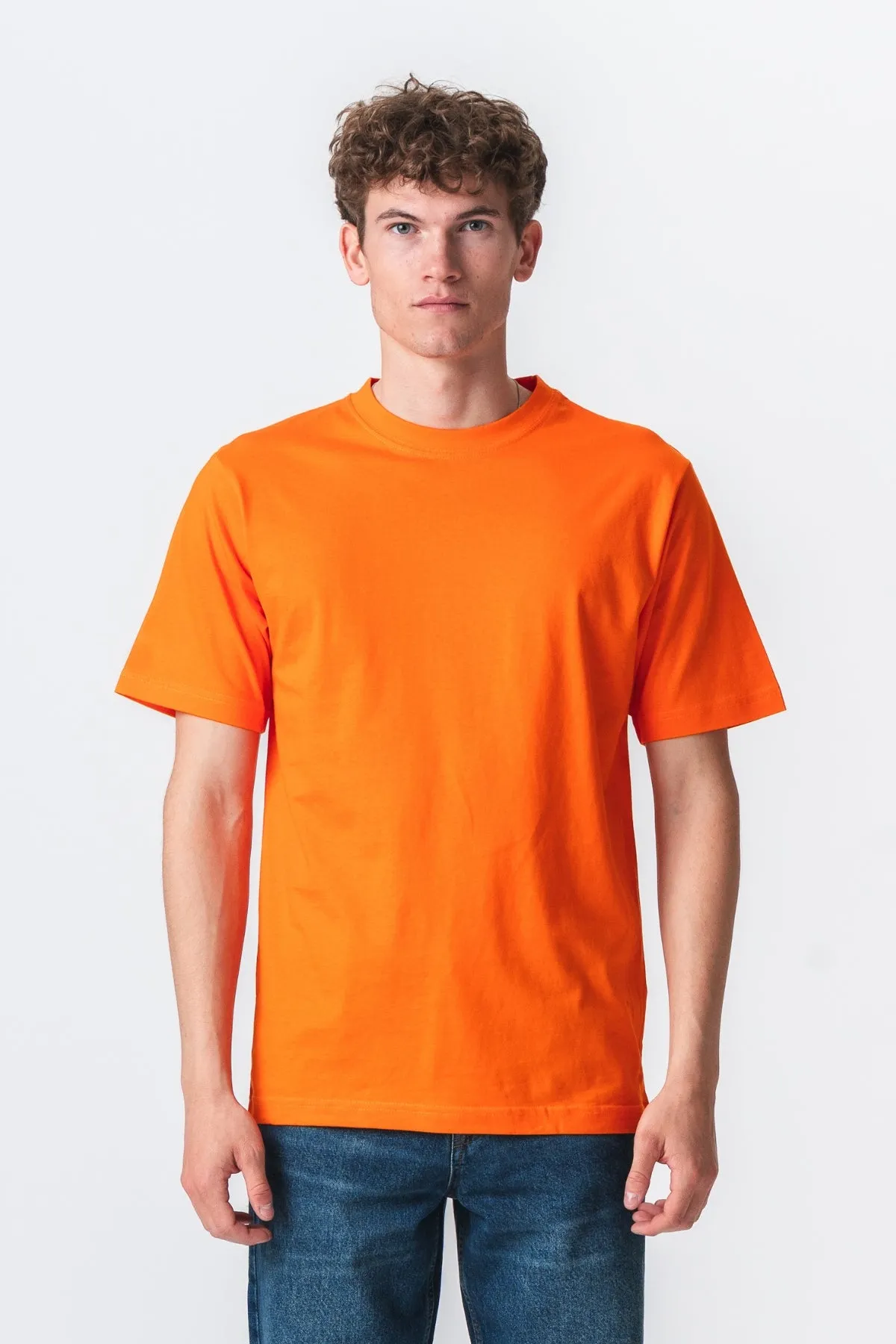 Oversized T-shirt - Orange sold by Teeshoppen