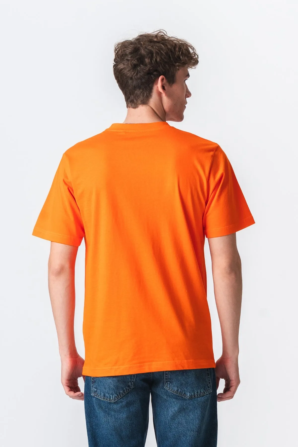 Oversized T-shirt - Orange sold by Teeshoppen product image thumbnail 3