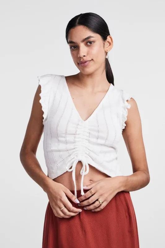 Milano Top - Hvid made by PIECES