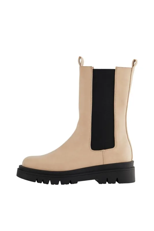 Tia Chelsea Boot - Beige sold by Teeshoppen