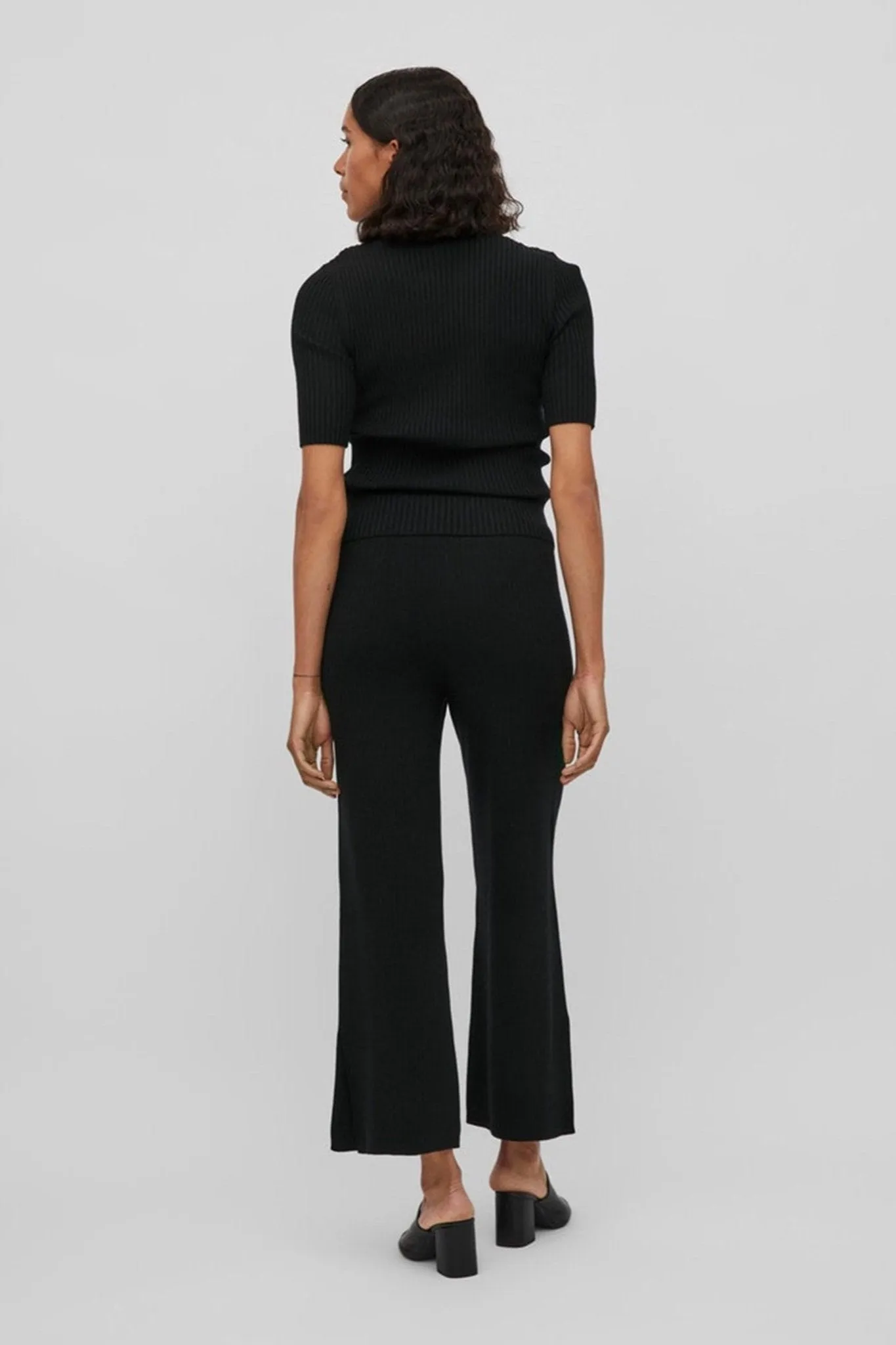 Kasley Flared Pants - Sort sold by Teeshoppen product image thumbnail 4