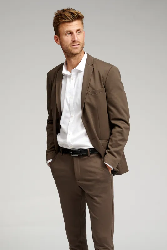 Den Originale Performance Blazer - Mørkebrun made by Teeshoppen