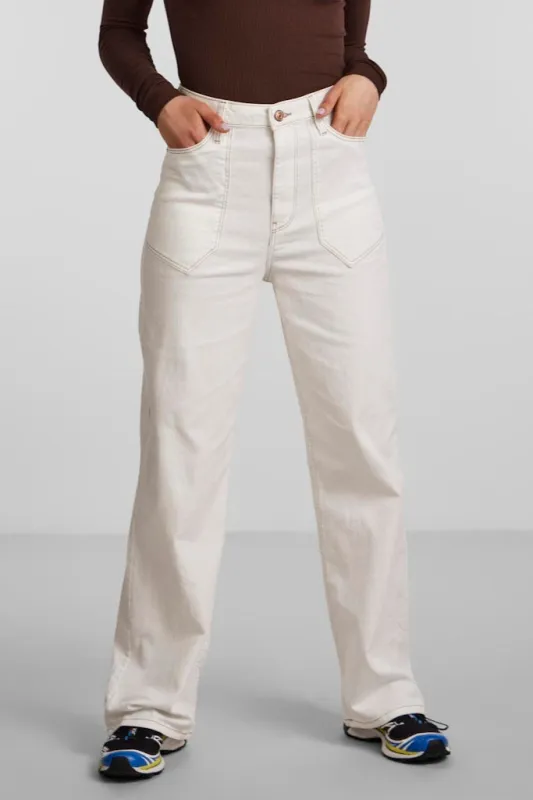 Noah Ultra High-waist Jeans - Hvid made by PIECES