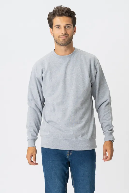 Basic Crewneck - Grå made by Teeshoppen
