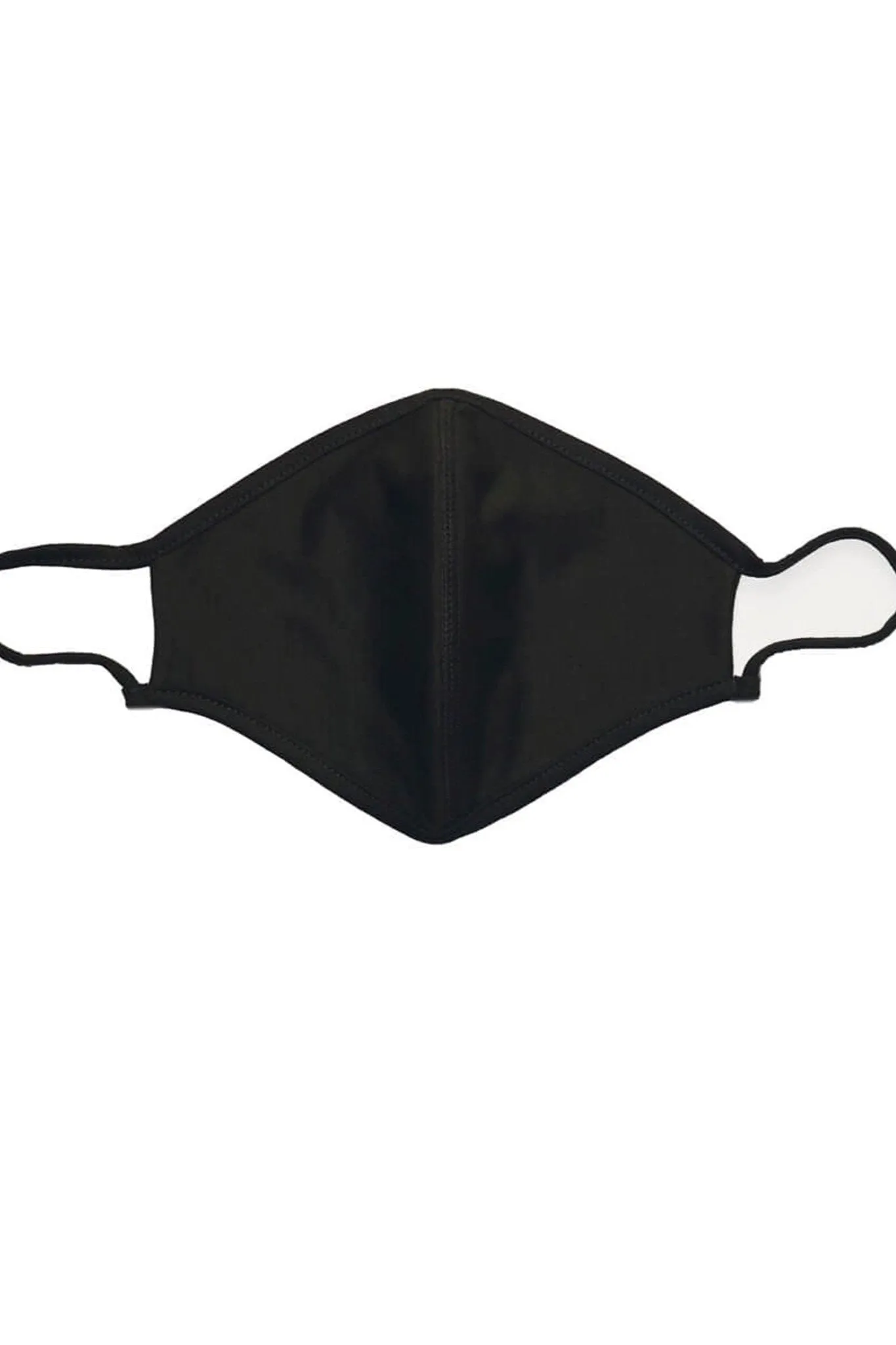 Stofmaske med 3 lag - Sort (bomuld) sold by Teeshoppen product image thumbnail 3
