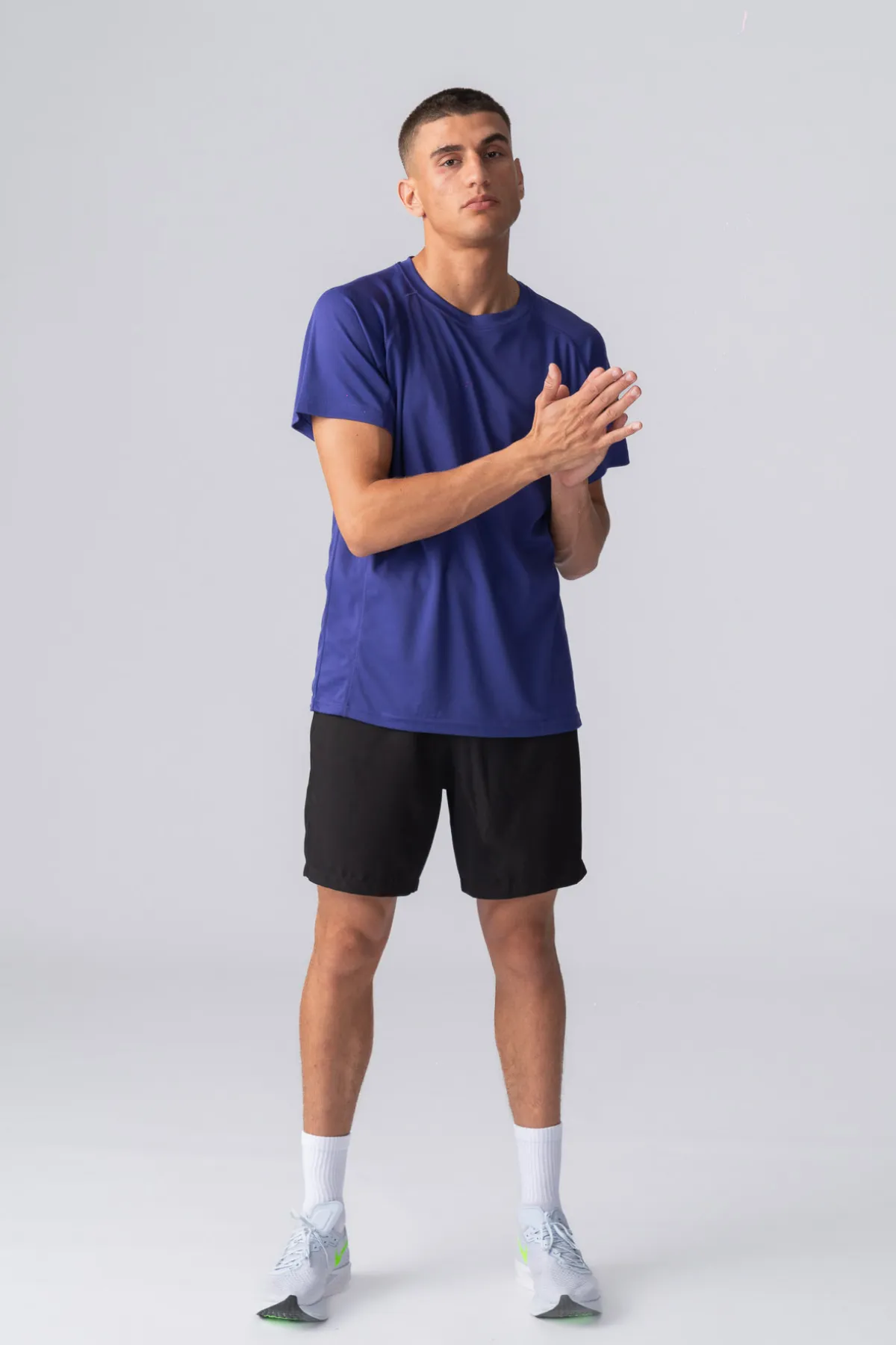 Trænings T-shirt - Lilla sold by Teeshoppen product image thumbnail 2