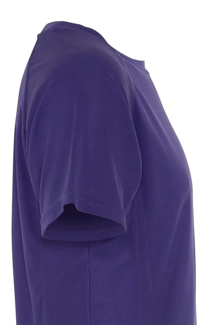 Trænings T-shirt - Lilla sold by Teeshoppen product image thumbnail 5