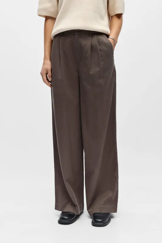 Tuba Mw Wide Pants - Morel made by .OBJECT