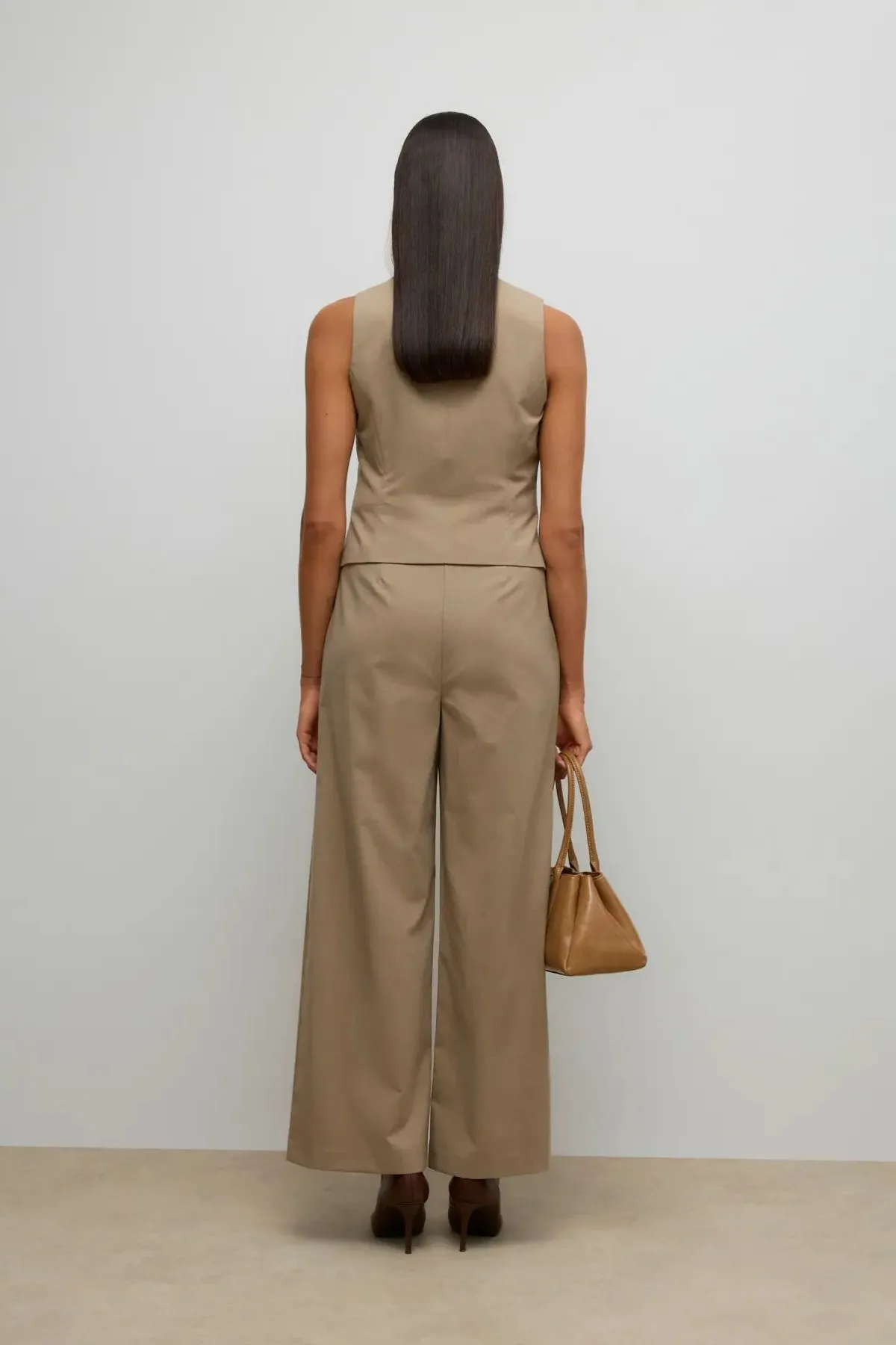 Ayah U-Neck Vest - Dune Melange sold by Teeshoppen product image thumbnail 4