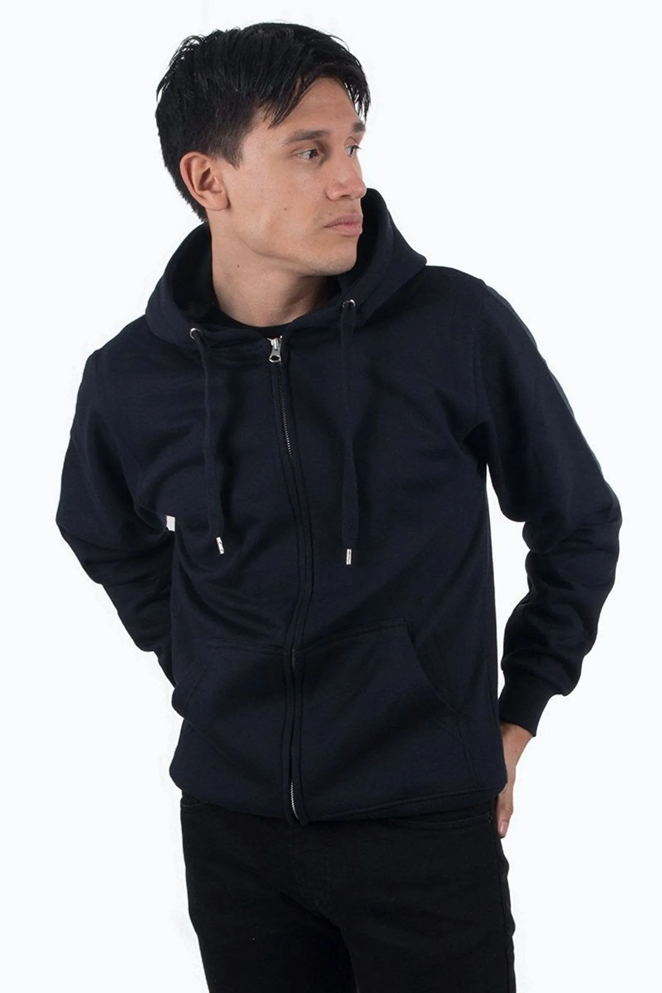 Zip sweat hoodie - Navy sold by Teeshoppen