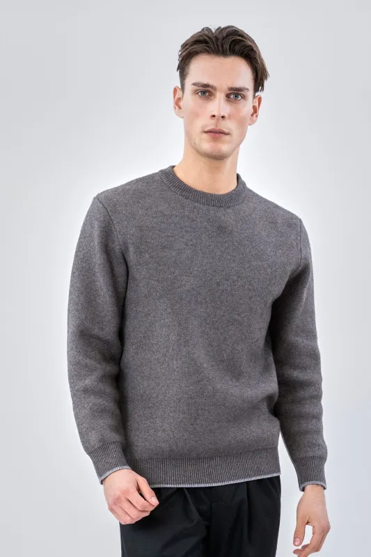 Crewneck Sweater - Grå made by Teeshoppen