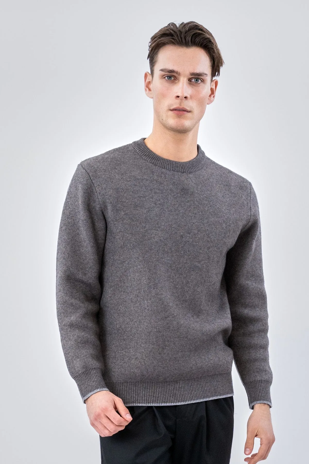 Crewneck Sweater - Grå sold by Teeshoppen