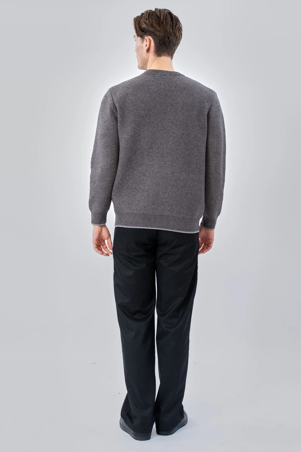 Crewneck Sweater - Grå sold by Teeshoppen product image thumbnail 4