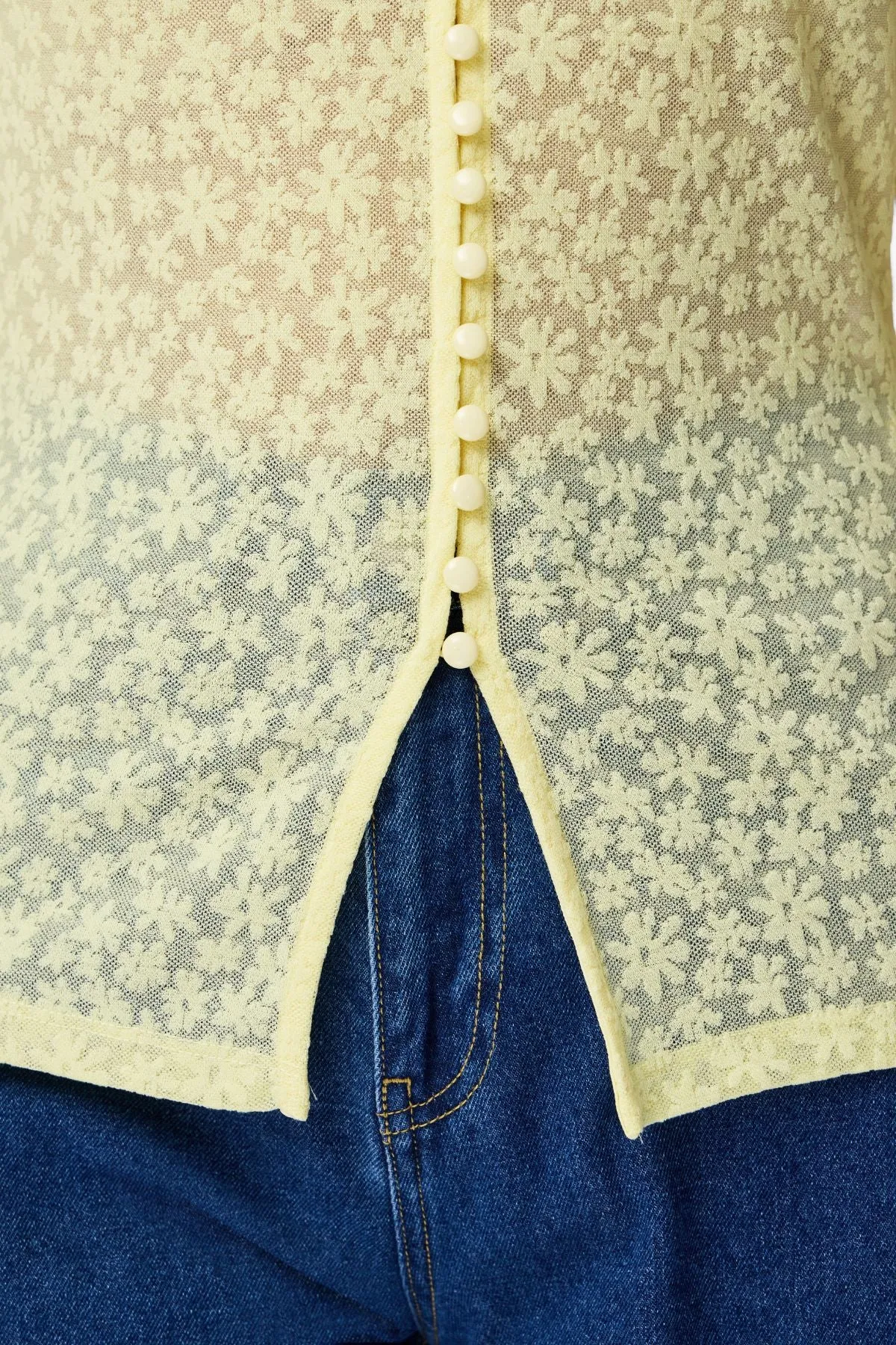 Baisy Cardigan - French Vanilla sold by Teeshoppen product image thumbnail 4