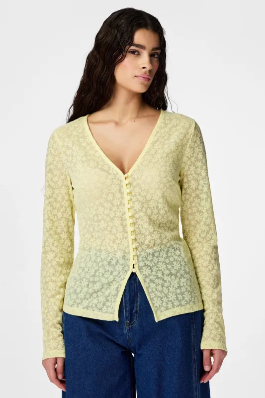 Baisy Cardigan - French Vanilla made by PIECES