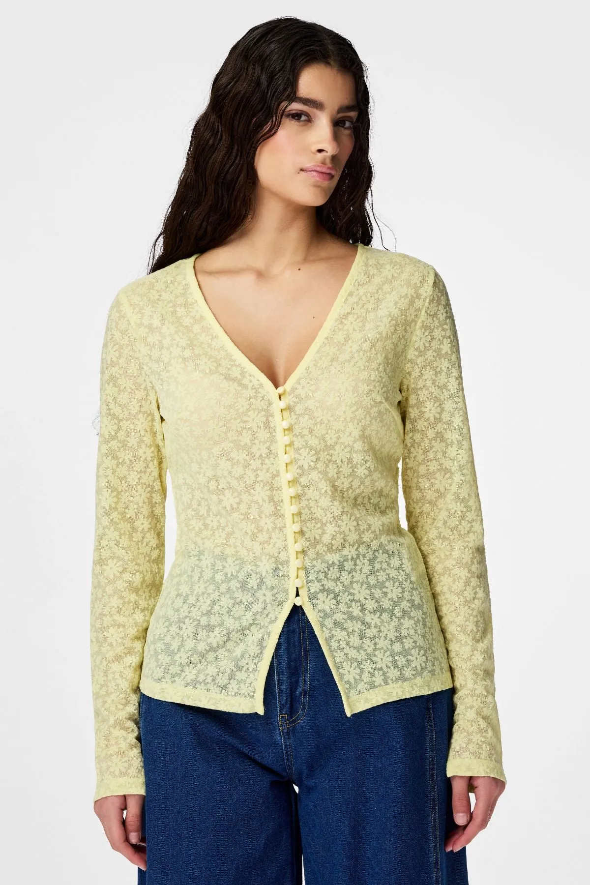 Baisy Cardigan - French Vanilla sold by Teeshoppen