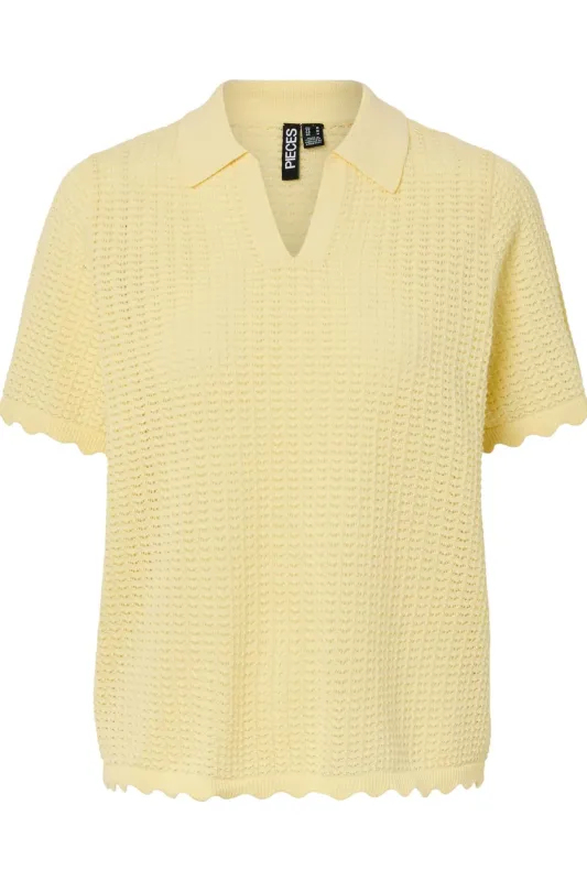 Scout Polo Strik - French Vanilla made by PIECES