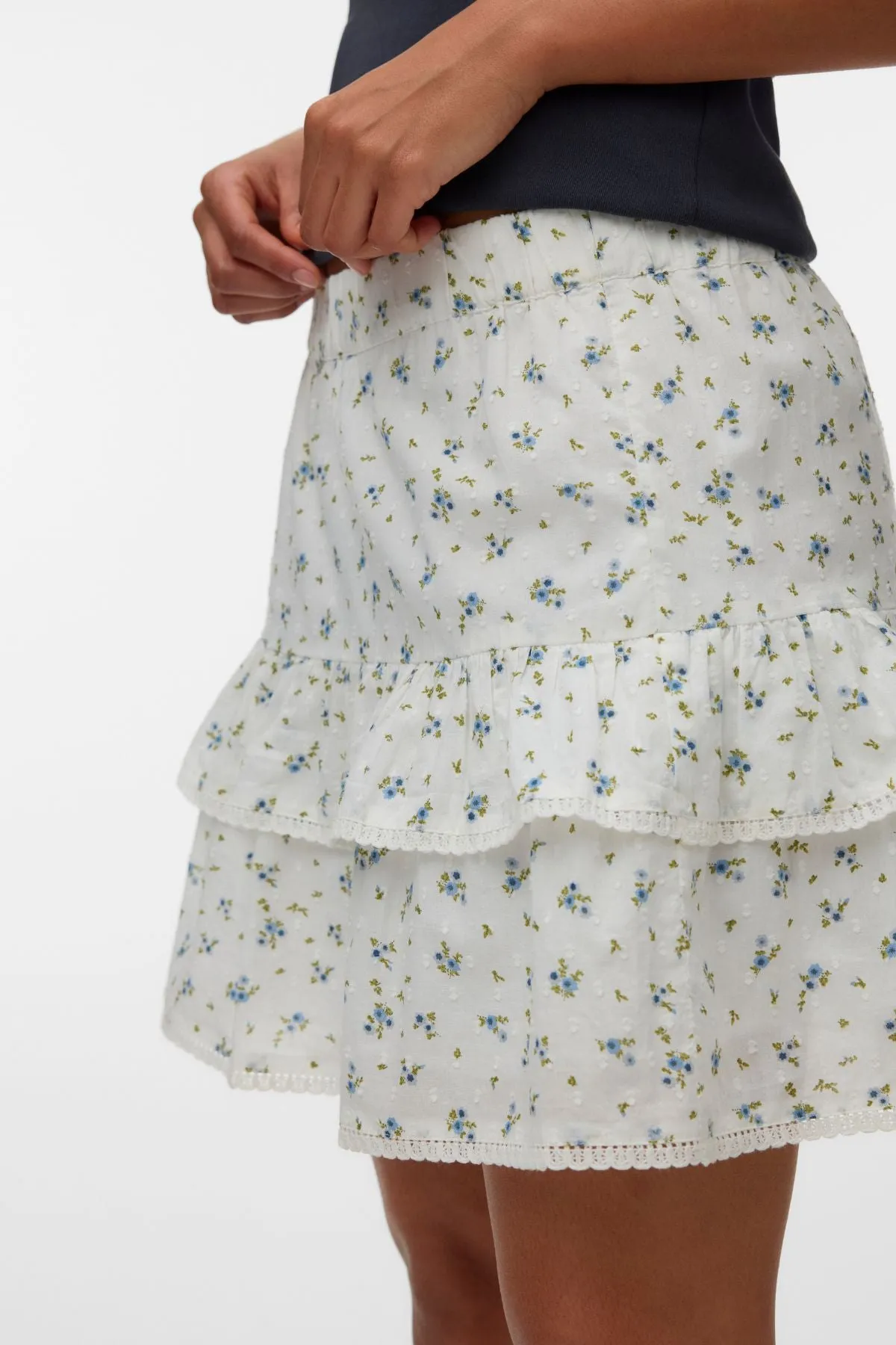 Rine Kort Nederdel - Snow White - Marguerite Blue Jasper sold by Teeshoppen product image thumbnail 4