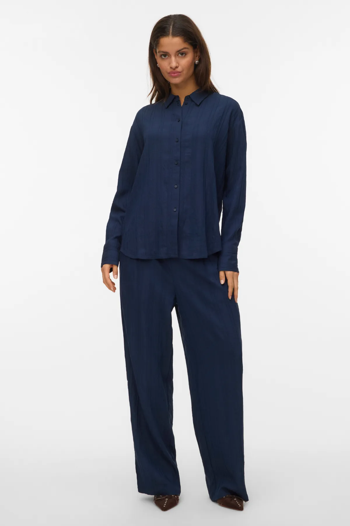 Irine Skjorte - Navy Blazer sold by Teeshoppen product image thumbnail 2
