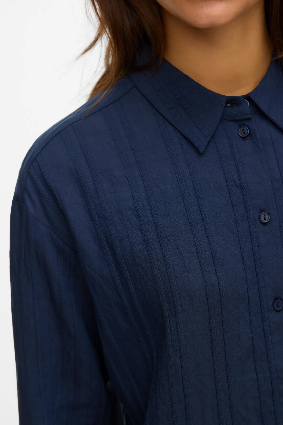 Irine Skjorte - Navy Blazer sold by Teeshoppen product image thumbnail 3