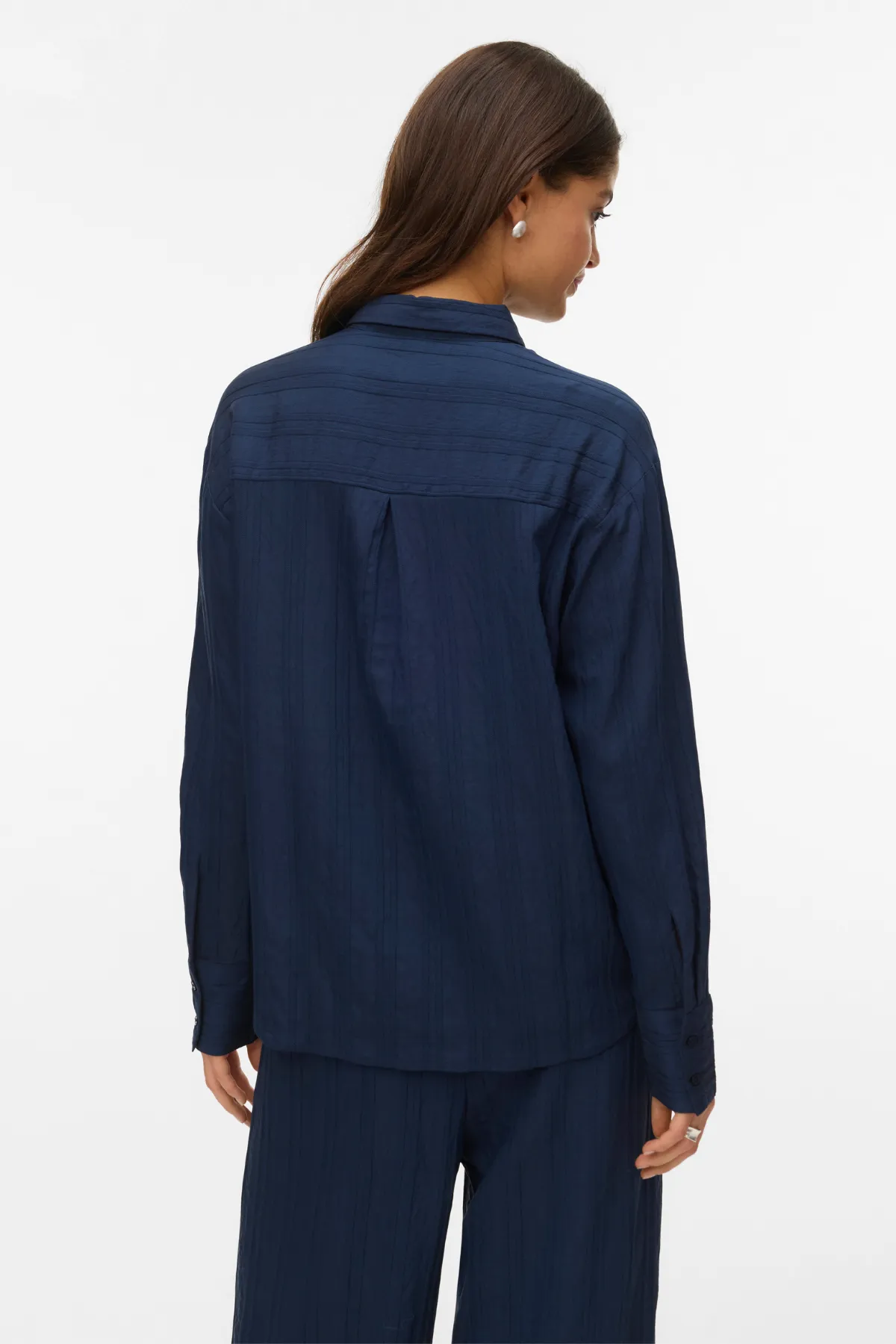 Irine Skjorte - Navy Blazer sold by Teeshoppen product image thumbnail 4