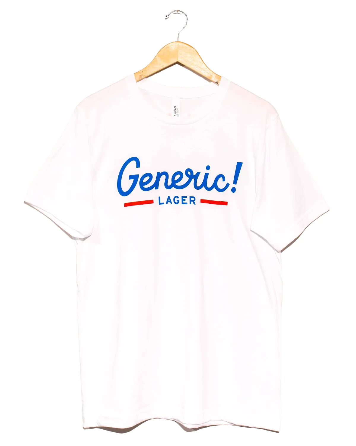 Generic! T-shirt (White) sold by Little Brown Jug product image thumbnail 3
