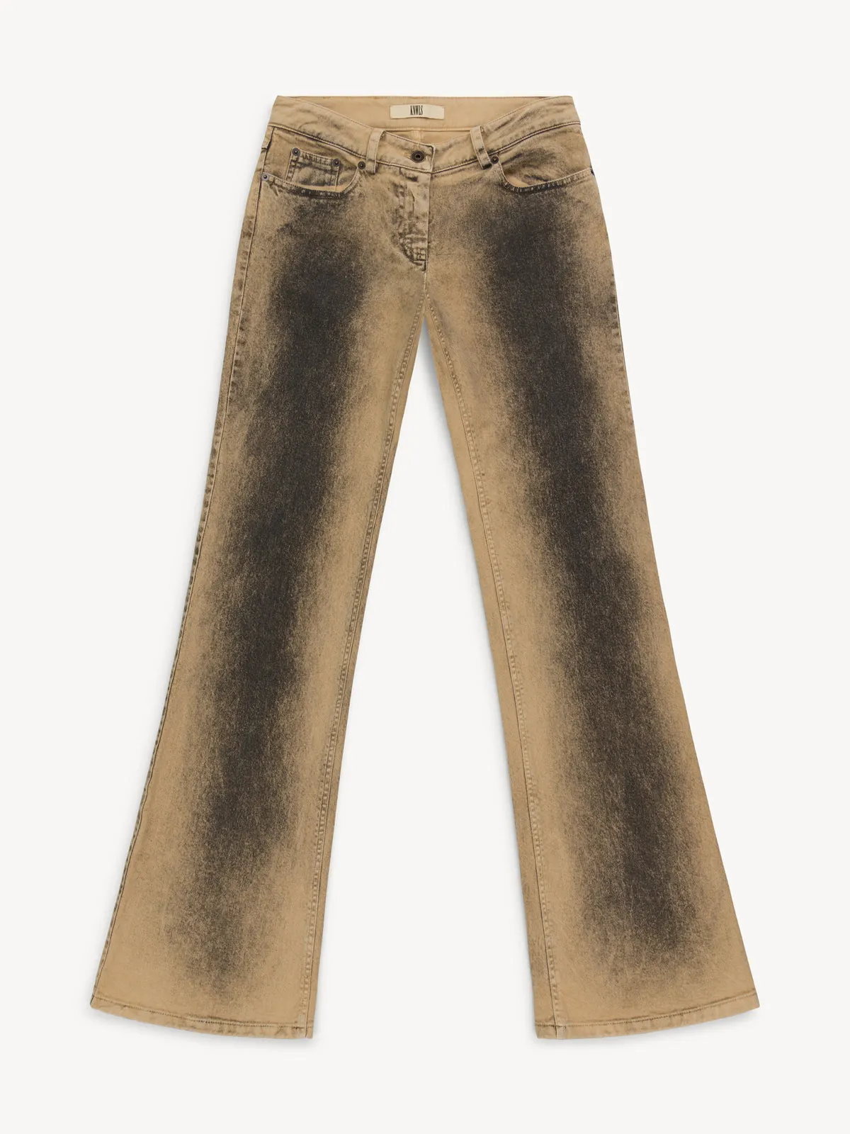 Alice Jeans Distressed Sand sold by KNWLS