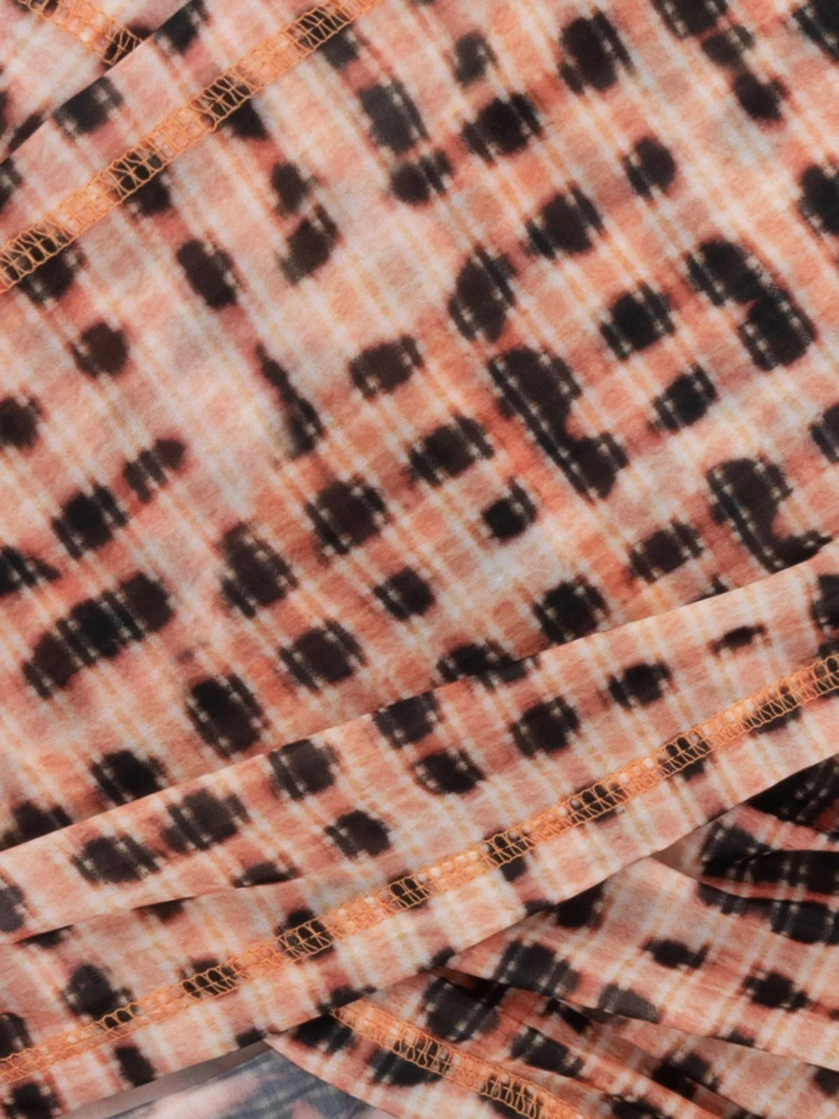 Anti Cross Over Top Bleach Plaid Pink sold by KNWLS product image thumbnail 2