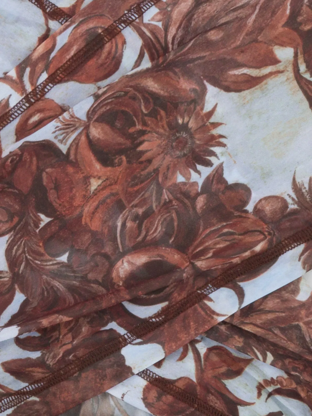 Anti Cross Over Top Wildflower Emboss Blue sold by KNWLS product image thumbnail 2