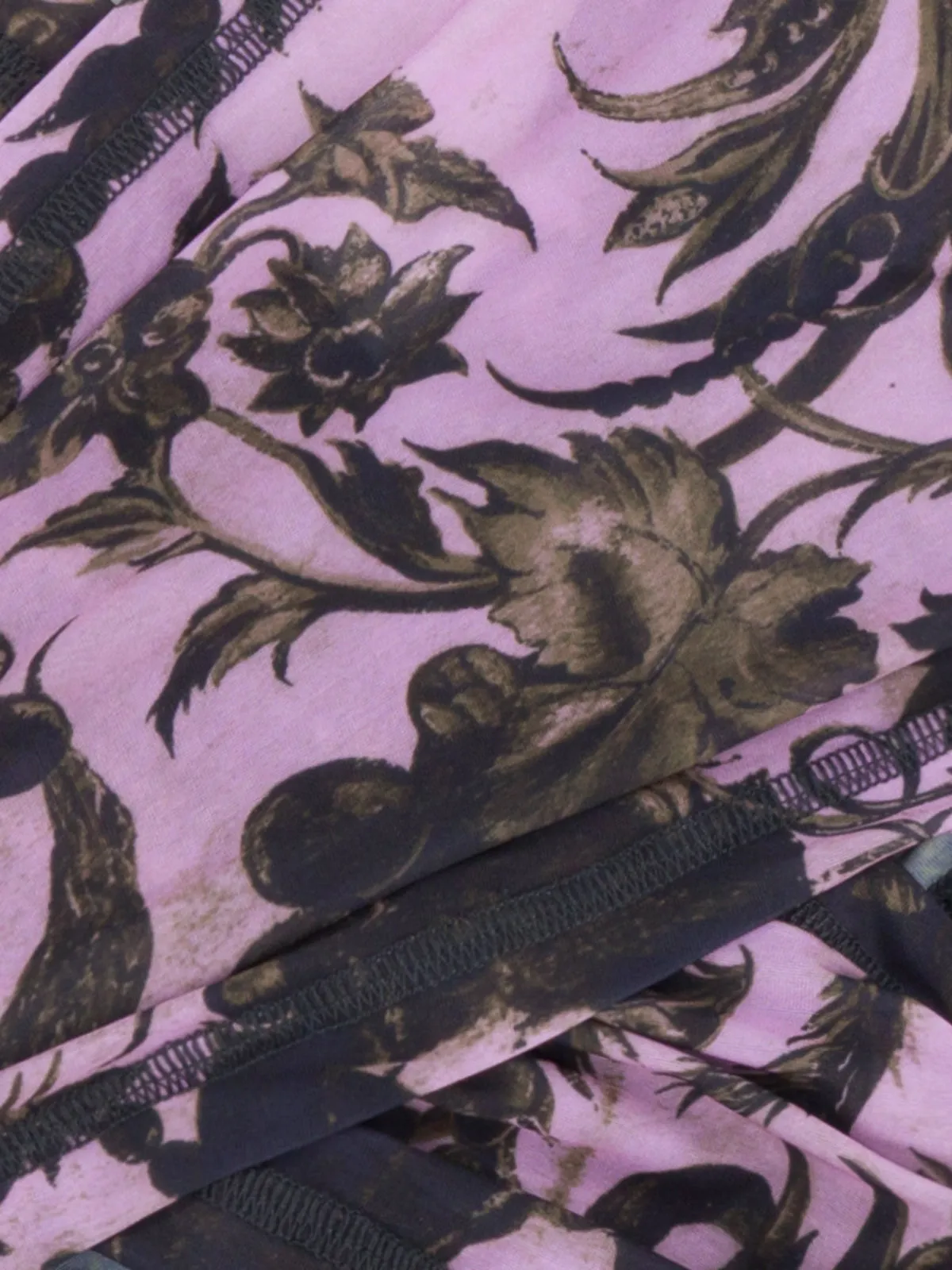 Anti Cross Over Top Wildflower Emboss Pink sold by KNWLS product image thumbnail 2