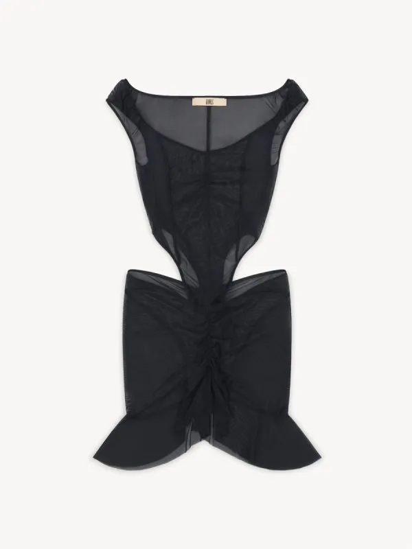 Celest Dress Black made by KNWLS