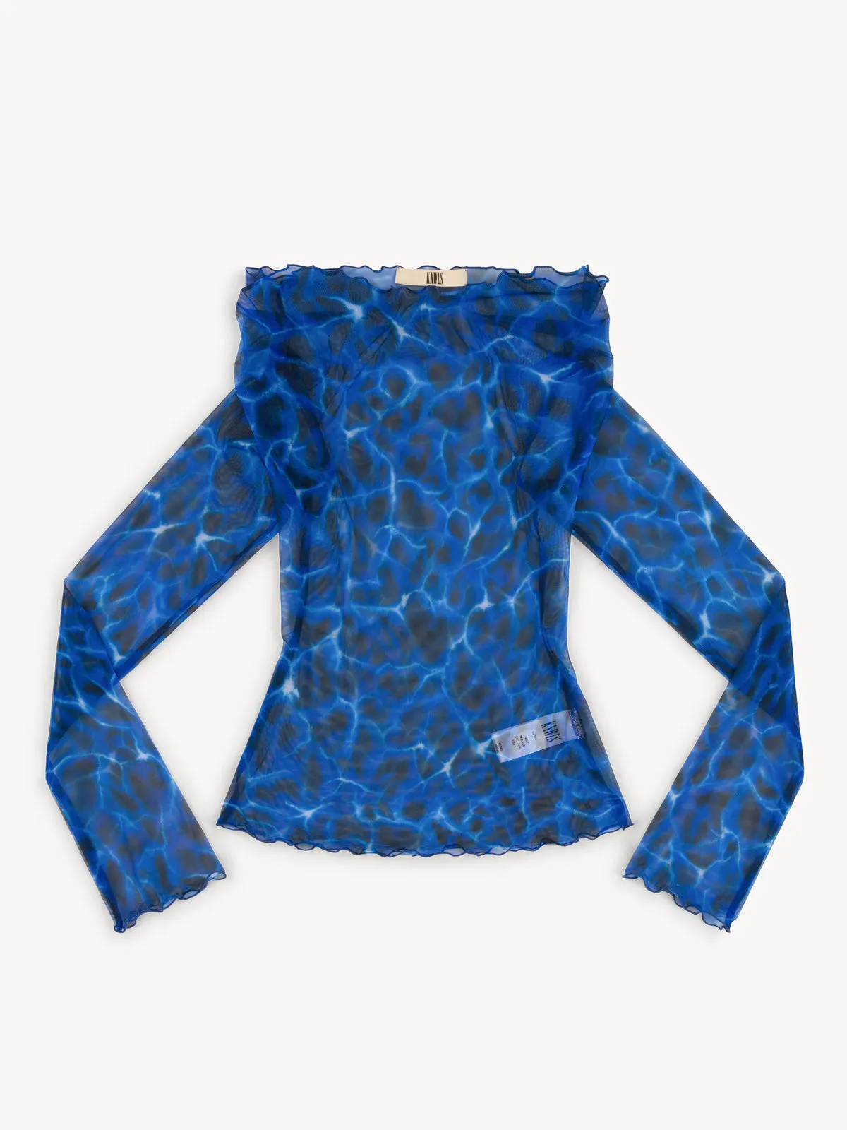 Clavicle Top Aqua Leo sold by KNWLS