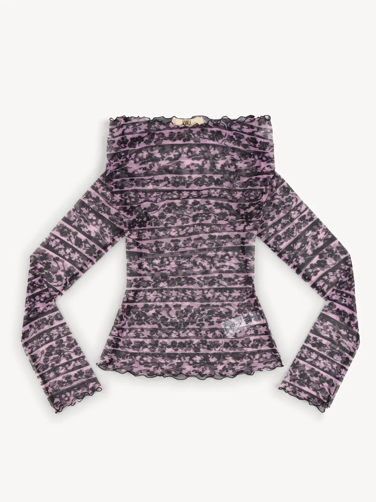 Clavicle Top Pink Blossom sold by KNWLS