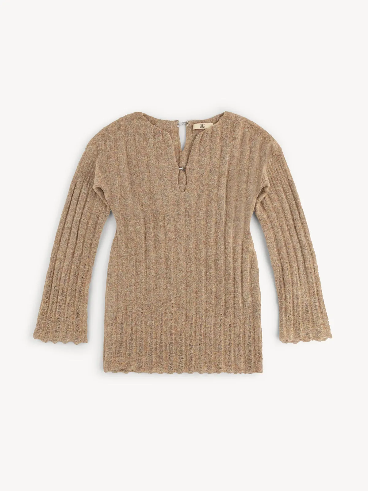 Cosma Dress Melange Beige sold by KNWLS